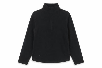 Gap Women's Black Pullover Sweatshirt L, 1/4 Zip, Casual