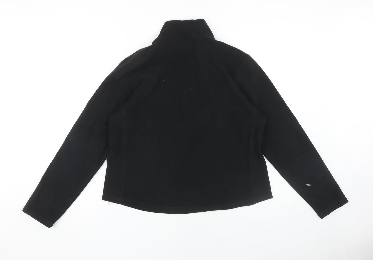 GAP Women's Black Pullover Sweatshirt L, 1/4 Zip, Casual