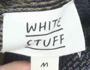 White Stuff Men's Blue Medium Pullover Jumper