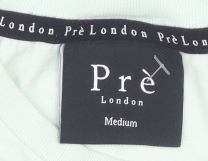 Prè London Men's T-Shirt Medium Multicoloured Logo