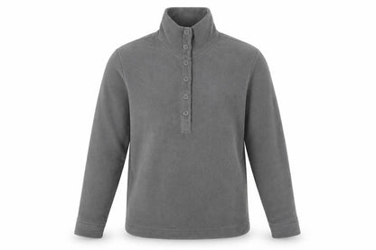 Mens UK Size XS Lands' End Grey Henley Sweatshirt