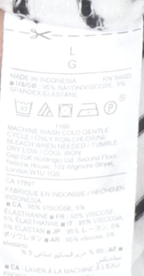 Gap Women's White Striped Sleeveless Dress