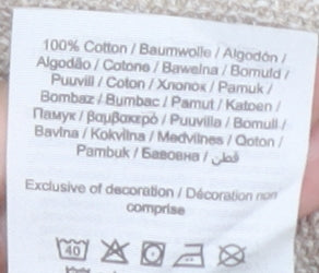 Jack & Jones Men’s Beige Cotton Long Sleeve T-Shirt 2XL