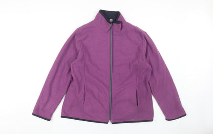 Womens UK Size M Anne de Lancay Purple Basic Jacket