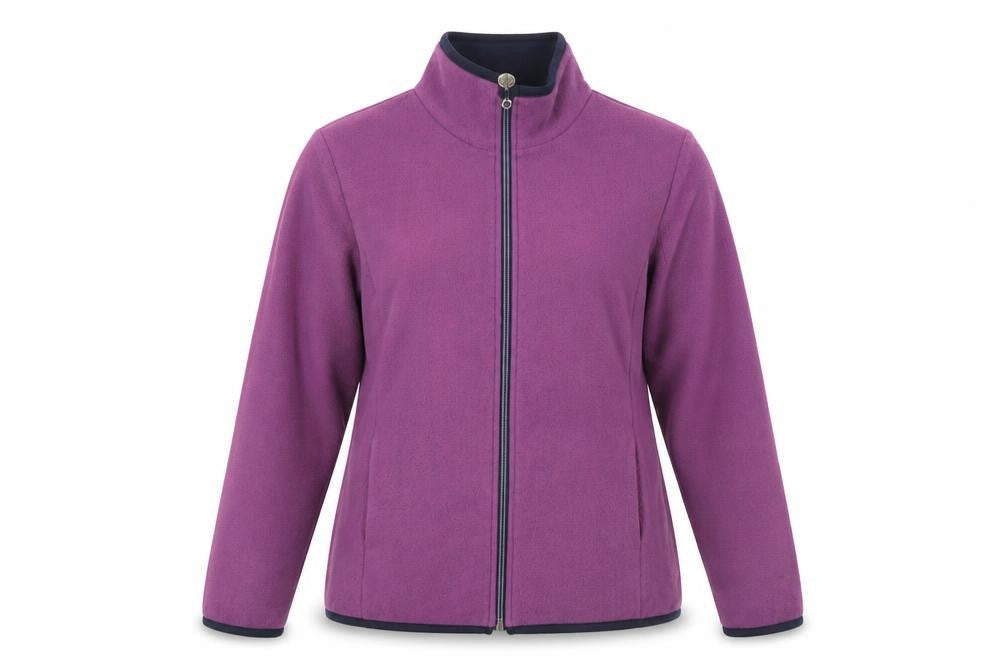 Womens UK Size M Anne de Lancay Purple Basic Jacket