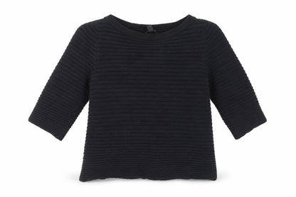 Womens UK Size XS COS Black Jersey T-Shirt