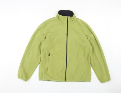 Womens UK Size 10 Lands' End Green Basic Jacket