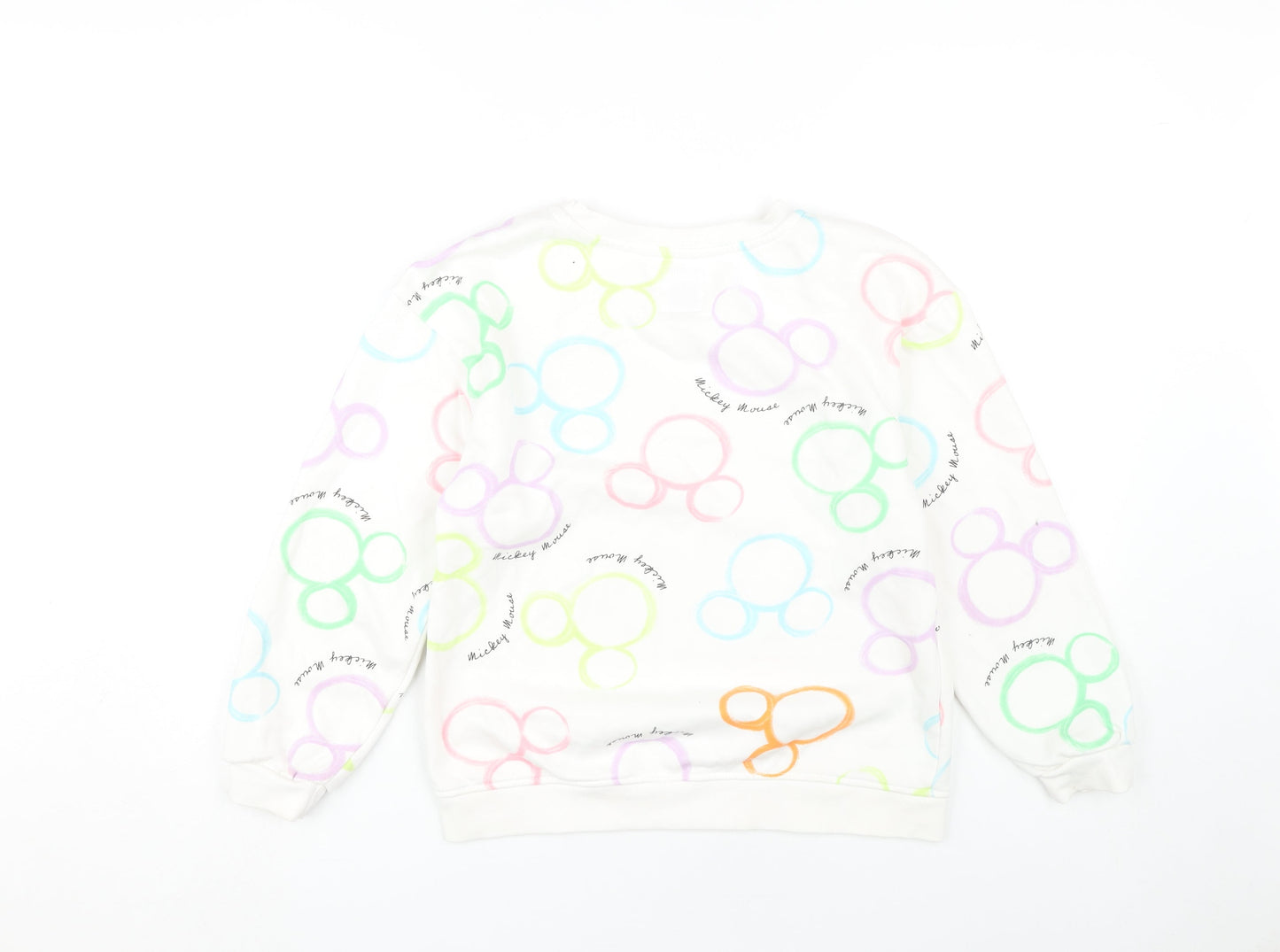 Disney Girls Multicoloured Mickey Mouse Pullover Sweatshirt