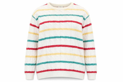 Unisex Adults UK Size 3XL Cotton Traders Multicoloured Pullover Jumper