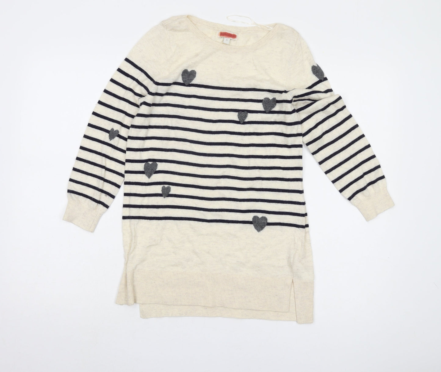 Womens UK Size S Monsoon Beige Pullover Jumper