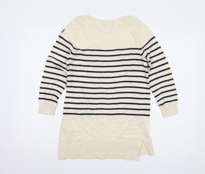 Womens UK Size S Monsoon Beige Pullover Jumper