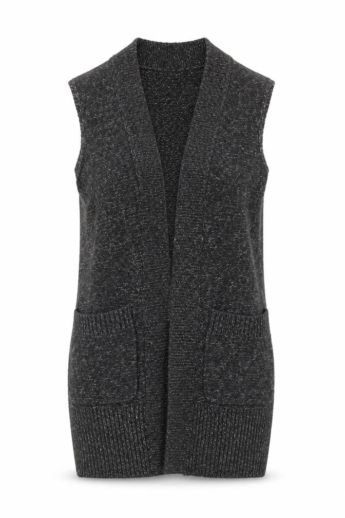 Womens UK Size XS H&M Grey Vest Jumper