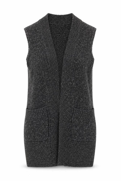 Womens UK Size XS H&M Grey Vest Jumper