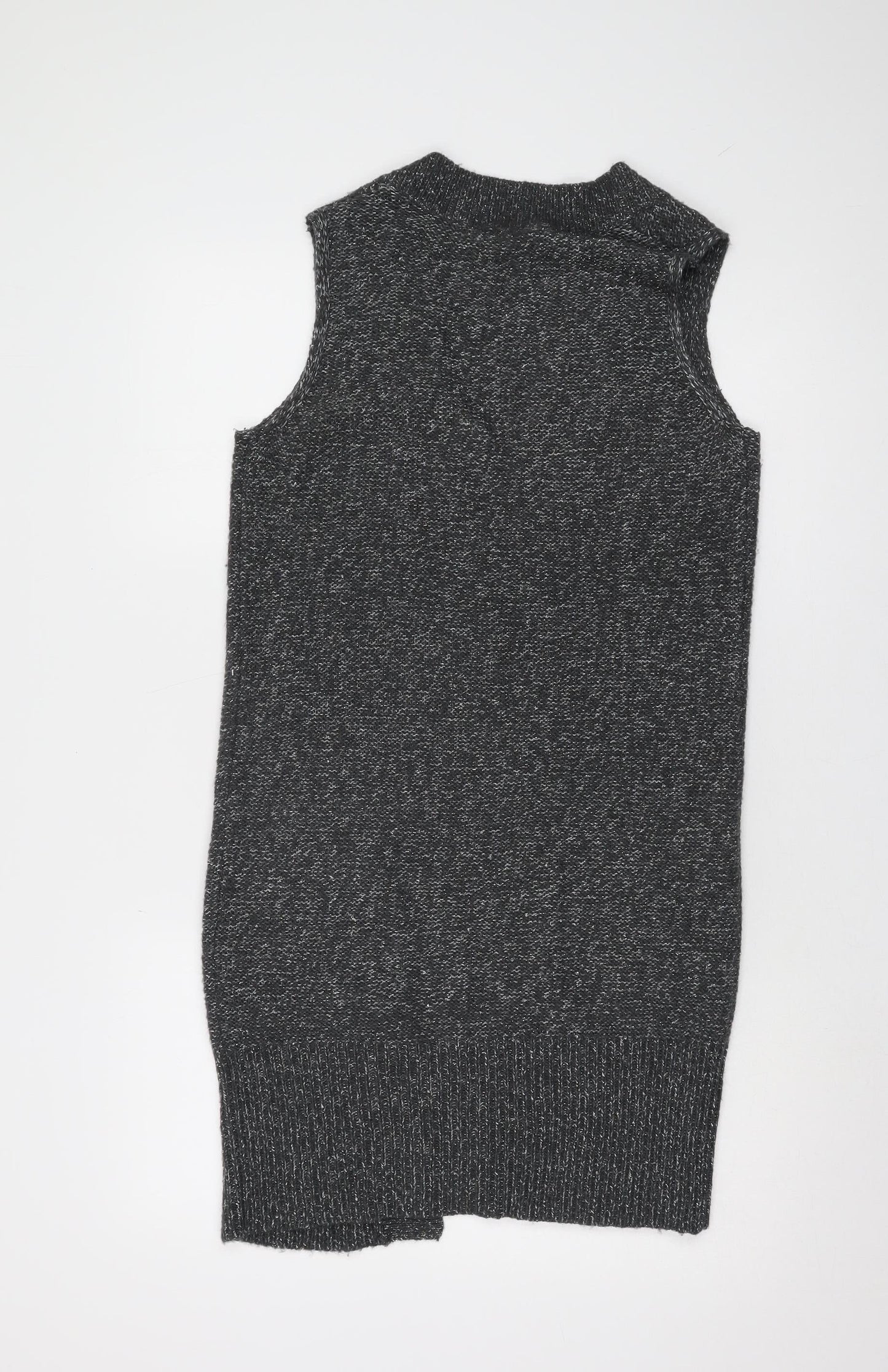 Womens UK Size XS H&M Grey Vest Jumper