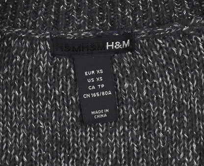Womens UK Size XS H&M Grey Vest Jumper