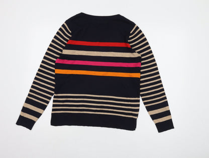 Womens UK Size 10 NEXT Multicoloured Pullover Jumper