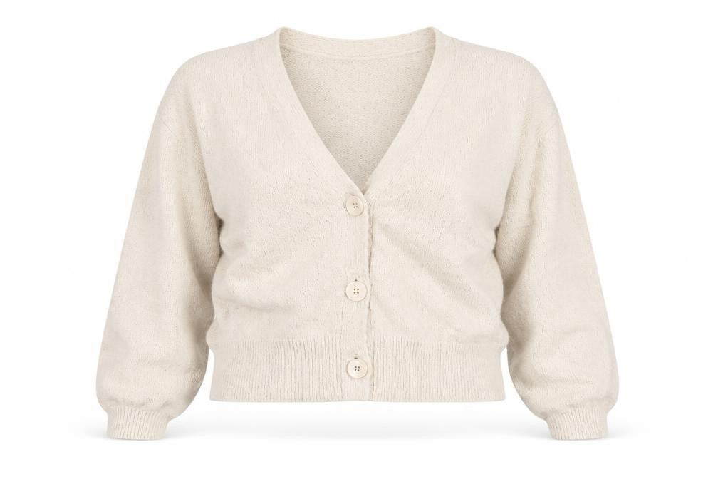 Womens UK Size L Marks and Spencer Ivory Cardigan Jumper