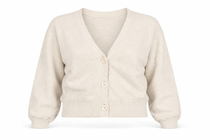 Womens UK Size L Marks and Spencer Ivory Cardigan Jumper