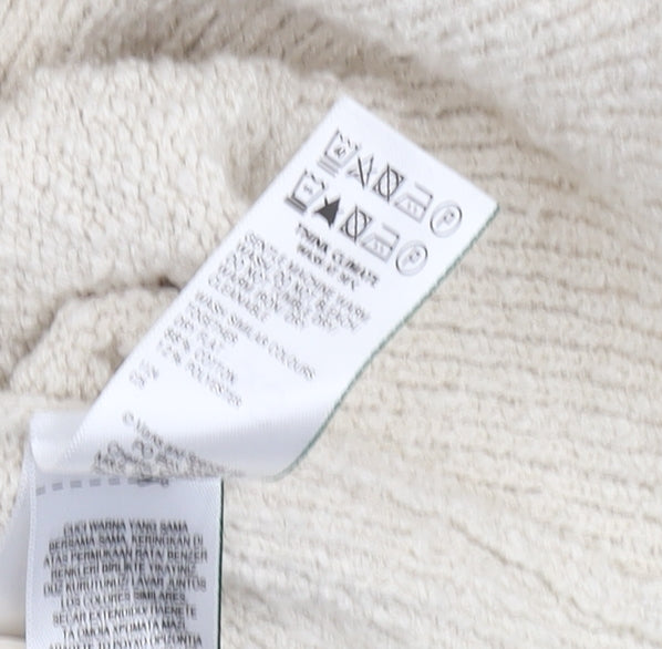 Womens UK Size L Marks and Spencer Ivory Cardigan Jumper
