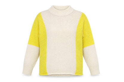 Womens UK Size 8 Marks and Spencer Yellow Pullover Jumper