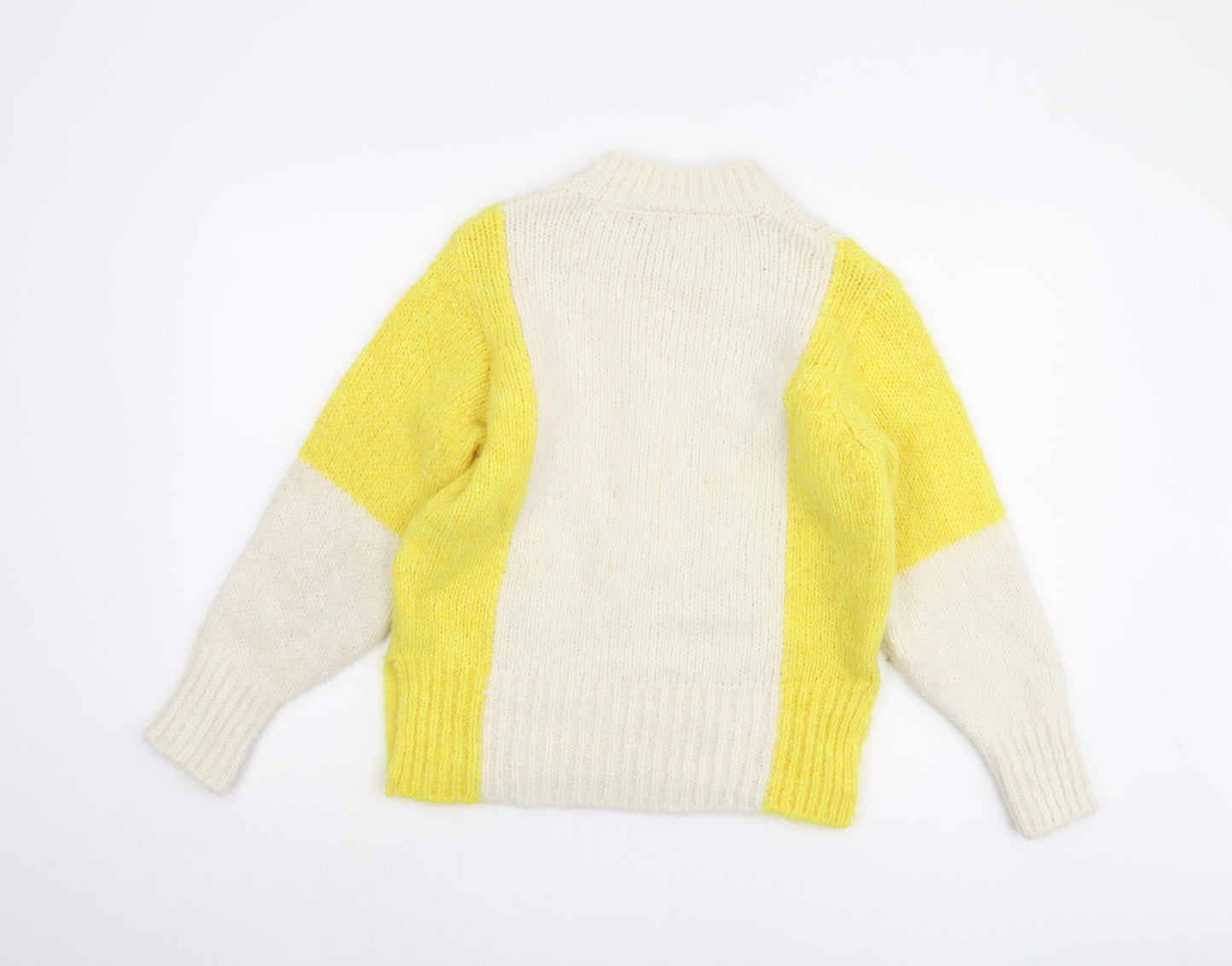 Womens UK Size 8 Marks and Spencer Yellow Pullover Jumper