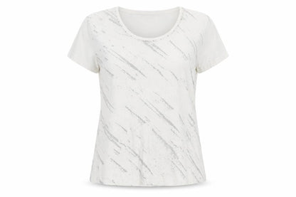 GOLI Women's White Basic T-Shirt, Size 16, Casual Comfort