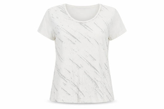 GOLI Women's White Basic T-Shirt, Size 16, Casual Comfort