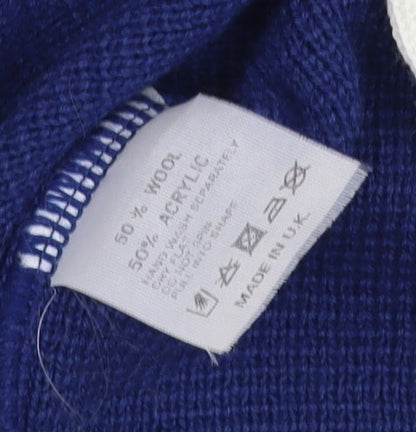 Ayrbell Women's Blue Cardigan - Size L, Buttoned