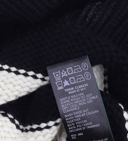 Womens UK Size S Marks and Spencer Black Pullover Jumper