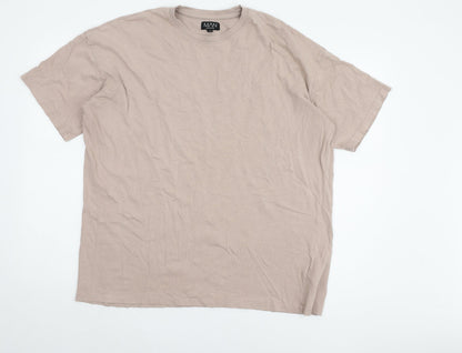 Mens UK Size S boohooMAN Beige  T-Shirt