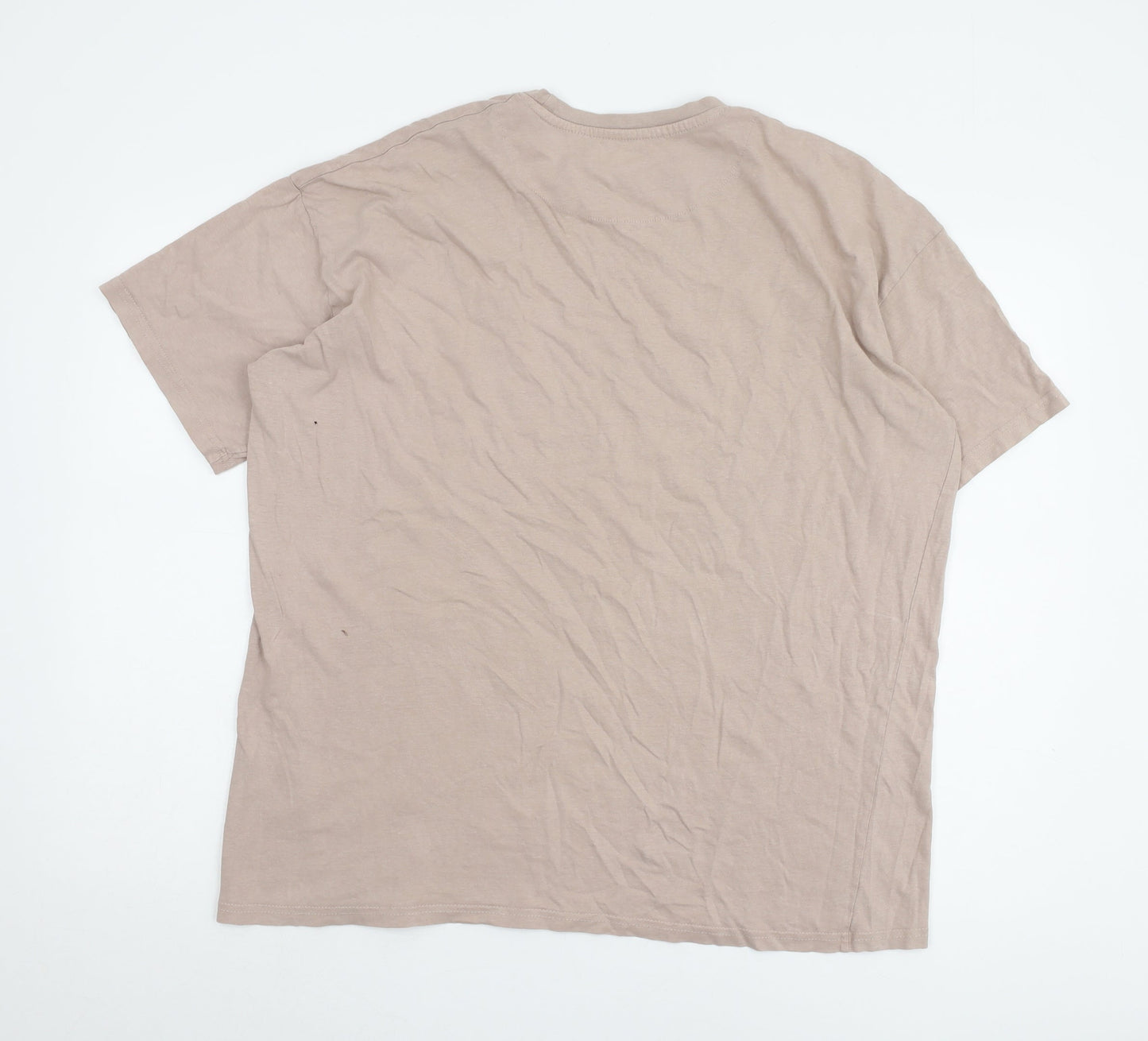 Mens UK Size S boohooMAN Beige  T-Shirt