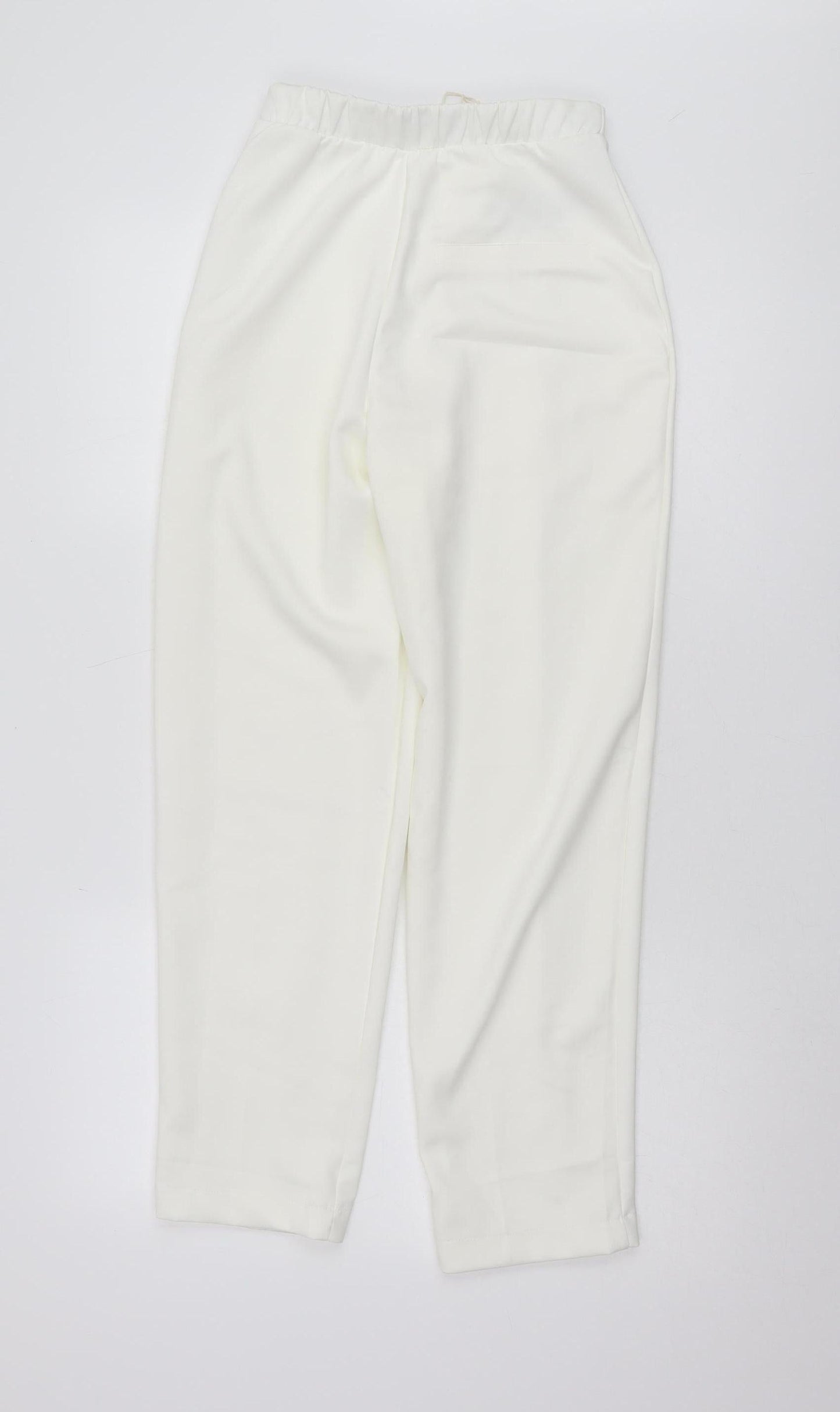 Womens UK Size 8 MNG Regular Fit  Ivory Trousers