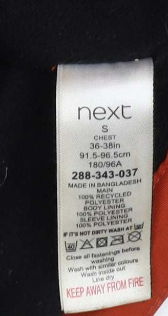 Mens UK Size S NEXT Orange Basic Jacket