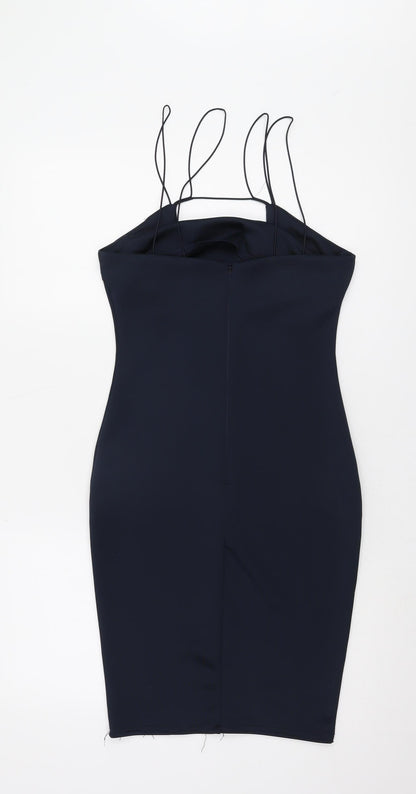 AX Paris Women's Black Bodycon Dress, Size 10, Sleeveless