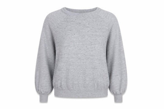Womens UK Size XS Mango Grey Pullover Jumper