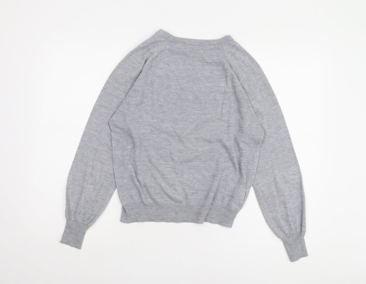 Womens UK Size XS Mango Grey Pullover Jumper