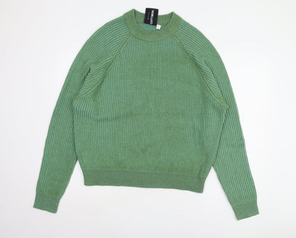 Collusion Green Crew Neck Pullover XL Unisex Jumper