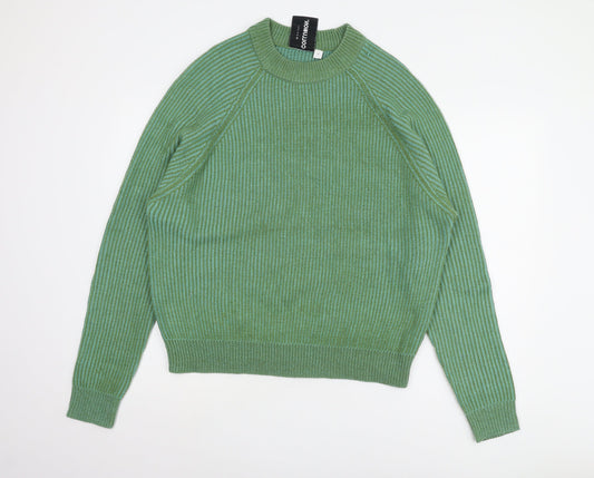 Collusion Green Crew Neck Pullover XL Unisex Jumper