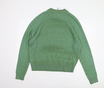 Collusion Green Crew Neck Pullover XL Unisex Jumper