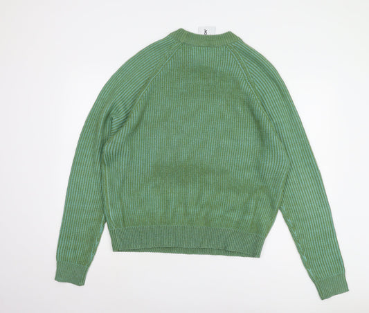 Collusion Green Crew Neck Pullover XL Unisex Jumper