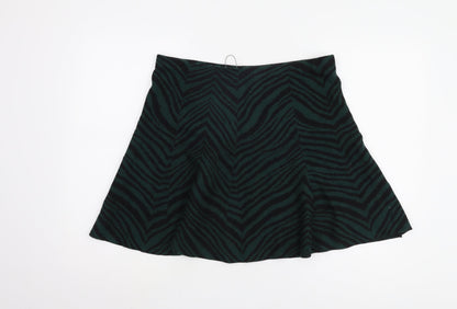 Oasis Women’s Green Flare Skirt L