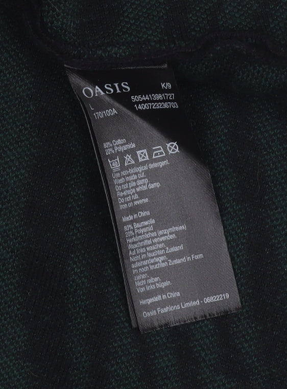 Oasis Women’s Green Flare Skirt L