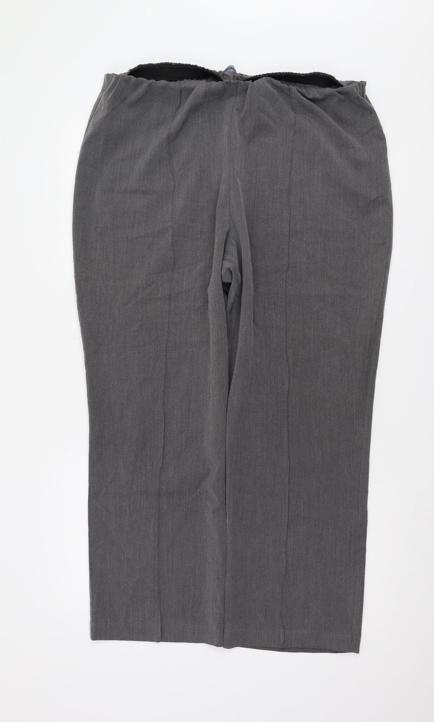 Womens UK Size 18 Bonmarché Regular Fit Casual Grey Trousers