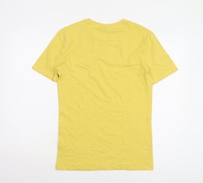 Mens UK Size L ASOS Design Yellow  T-Shirt