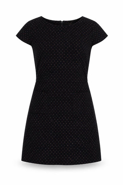 Next Women's Black Polka Dot Shift Dress Size 12