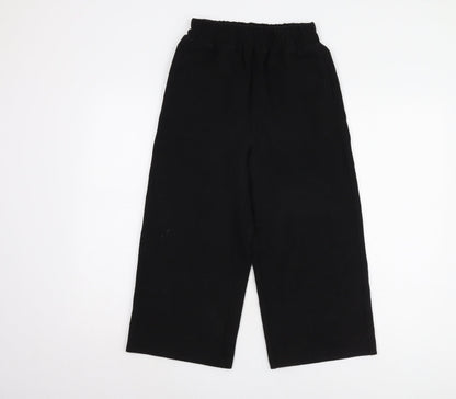 HSTYLE Women's Black Wide-Leg Trousers Size S