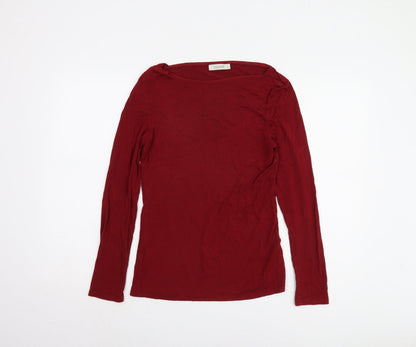 Oasis Women's Red Long Sleeve Top S