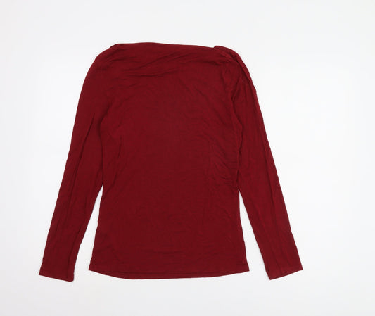Oasis Women's Red Long Sleeve Top S