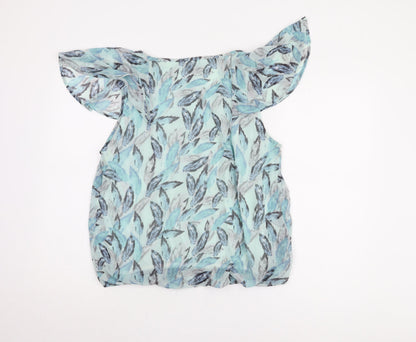 Womens UK Size 14 RJR John Rocha Blue Basic Blouse