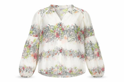 Womens UK Size 12 Marks and Spencer Multicoloured Basic Blouse